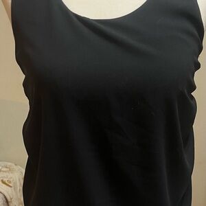 Ann Taylor Classic Black Sleeveless Blouse